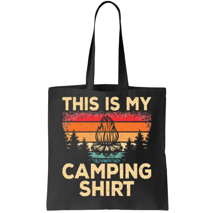 Retro Camper Outdoor Camp Outdoorlife This Is My Camping Tote Bag