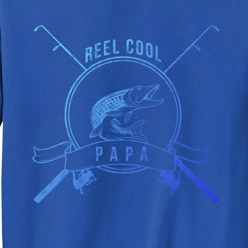 Reel Cool Papa Grandpa Fishing Gift Sweatshirt