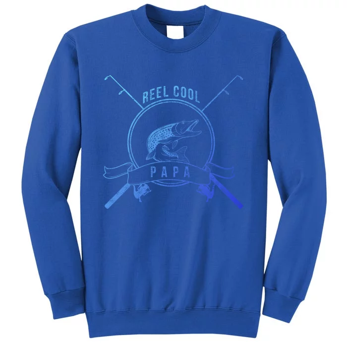 Reel Cool Papa Grandpa Fishing Gift Sweatshirt