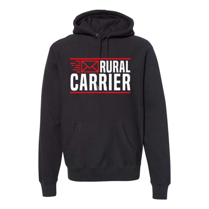 Rural Carrier Postal Worker Mailman Delivery Mail Escort Premium Hoodie