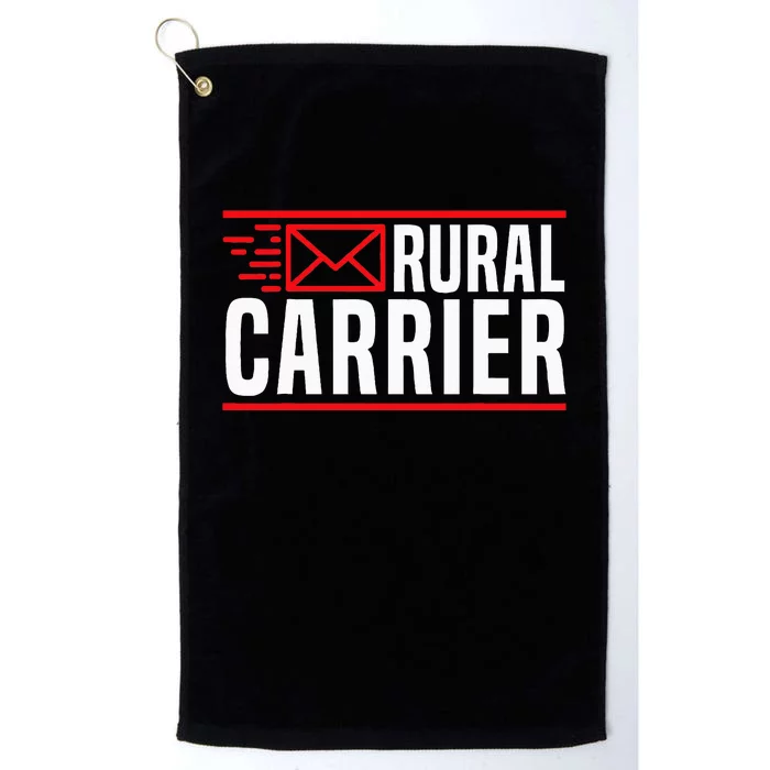 Rural Carrier Postal Worker Mailman Delivery Mail Escort Platinum Collection Golf Towel