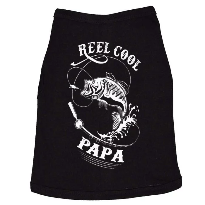 Reel Cool Papa For Fishing Nature Lovers Doggie Tank