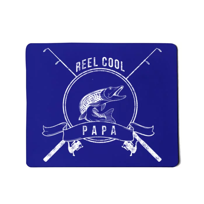 Reel Cool Papa Grandpa Fishing Gift Mousepad