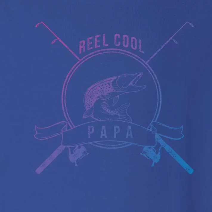 Reel Cool Papa Grandpa Fishing Gift Toddler Long Sleeve Shirt