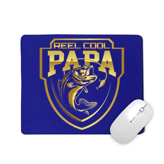 Reel Cool Papa Father Fatherhood Fathers Day Cool Gift Mousepad