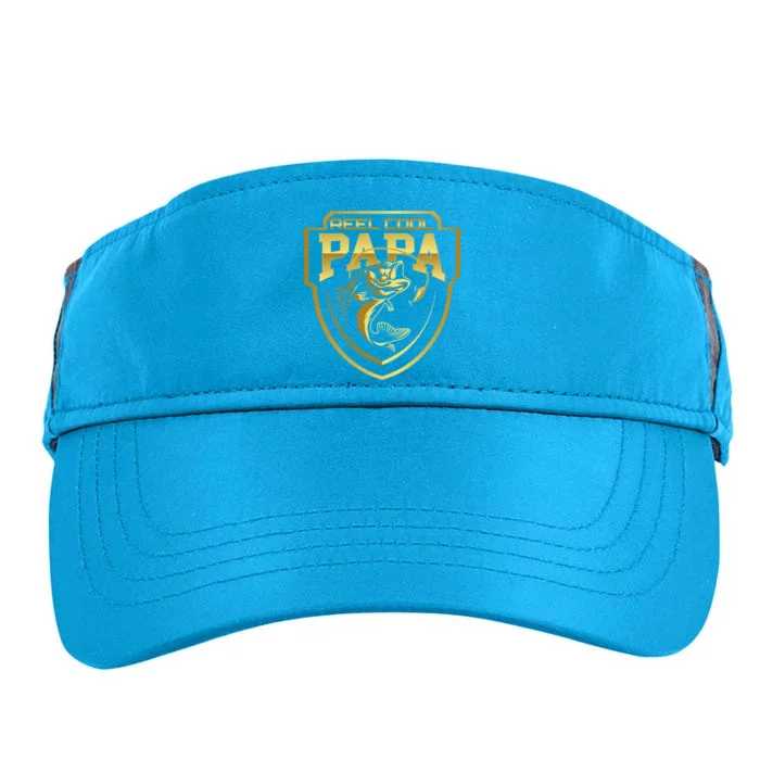 Reel Cool Papa Father Fatherhood Fathers Day Cool Gift Adult Drive Performance Visor