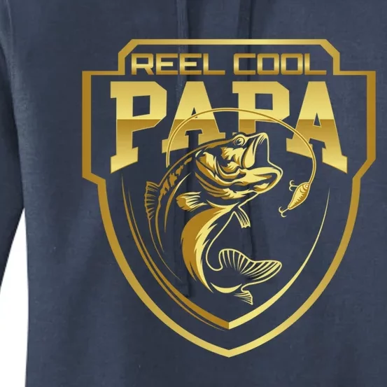 Reel Cool Papa Father Fatherhood Fathers Day Cool Gift Women's Pullover Hoodie