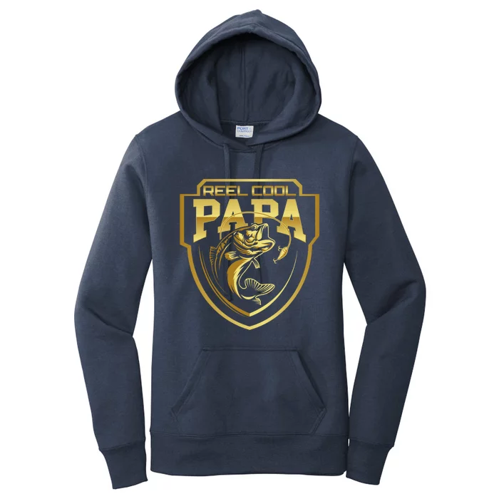 Reel Cool Papa Father Fatherhood Fathers Day Cool Gift Women's Pullover Hoodie