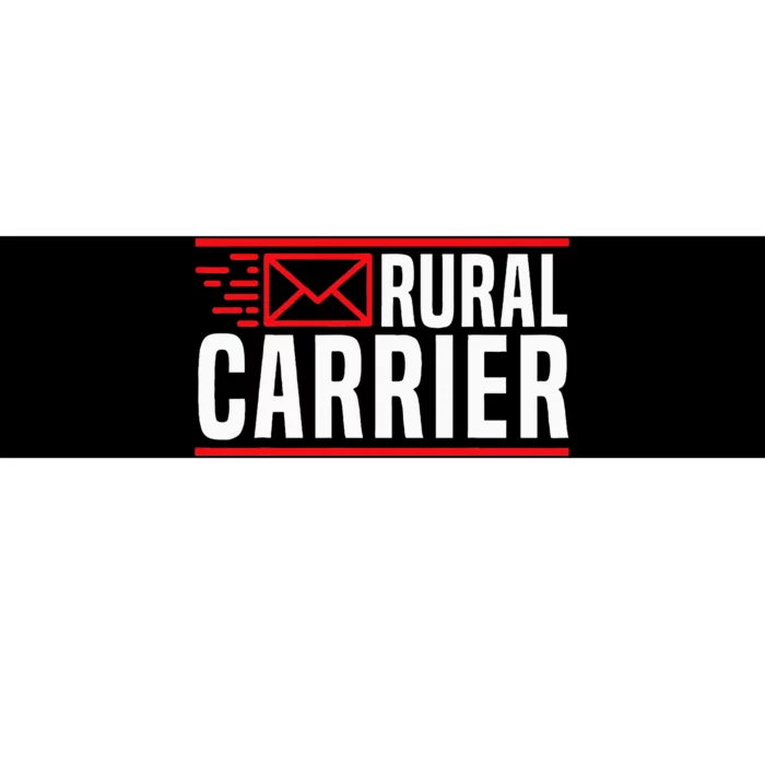 Rural Carrier Postal Worker Mailman Delivery Mail Escort Bumper Sticker