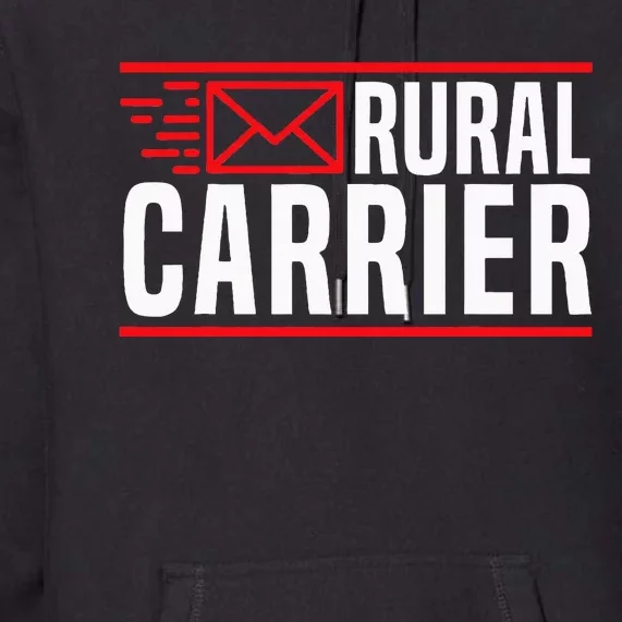 Rural Carrier Postal Worker Mailman Delivery Mail Escort Premium Hoodie