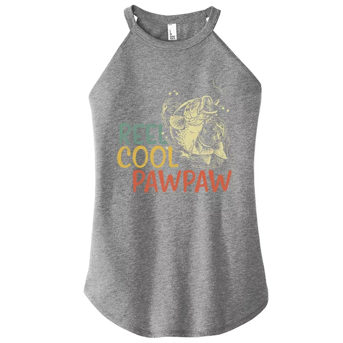 Reel Cool Pawpaw Vintage Fishing FatherS Day Cool Gift Women’s Perfect Tri Rocker Tank