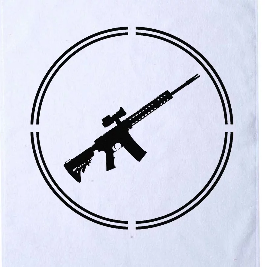 Rifles Crosshair Pro Gun Firearms Libertarian Liberty Ancap Platinum Collection Golf Towel