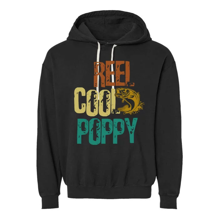 Reel Cool Poppy Vintage Fishing Garment-Dyed Fleece Hoodie