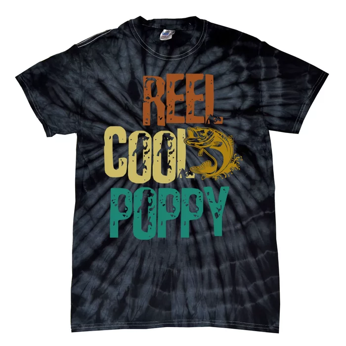 Reel Cool Poppy Vintage Fishing Tie-Dye T-Shirt