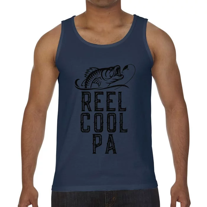 Reel Cool Pa Fishing Fisherman Funny Retro Comfort Colors® Tank Top