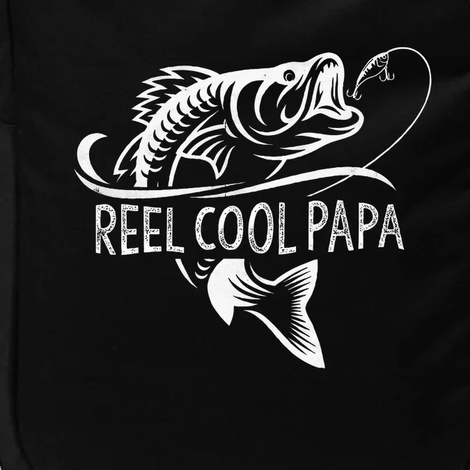 Reel Cool Papa Fishing Dad Gifts Fathers Day Fisherman Fish Impact Tech Backpack