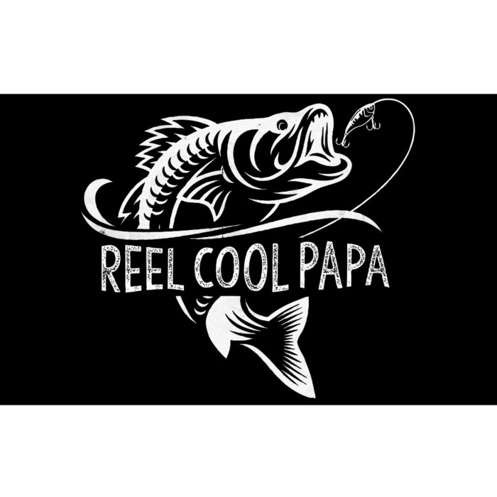 Reel Cool Papa Fishing Dad Gifts Fathers Day Fisherman Fish Bumper Sticker