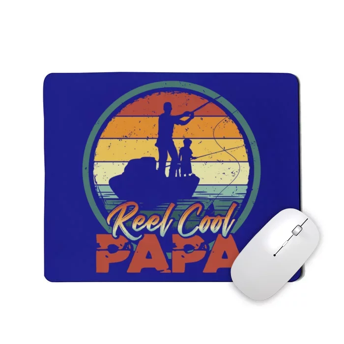 Reel Cool Papa Great Gift Cool Retro Vintage Fishing Family Meaningful Gift Mousepad