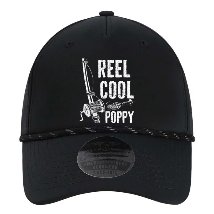 Reel Cool Poppy Fishing Grandpa Gift Father's Day Fisherman Performance The Dyno Cap