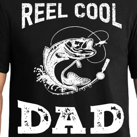 Reel Cool Papa Fishing Dad Gifts Father's Day Fisherman Fish Pajama Set