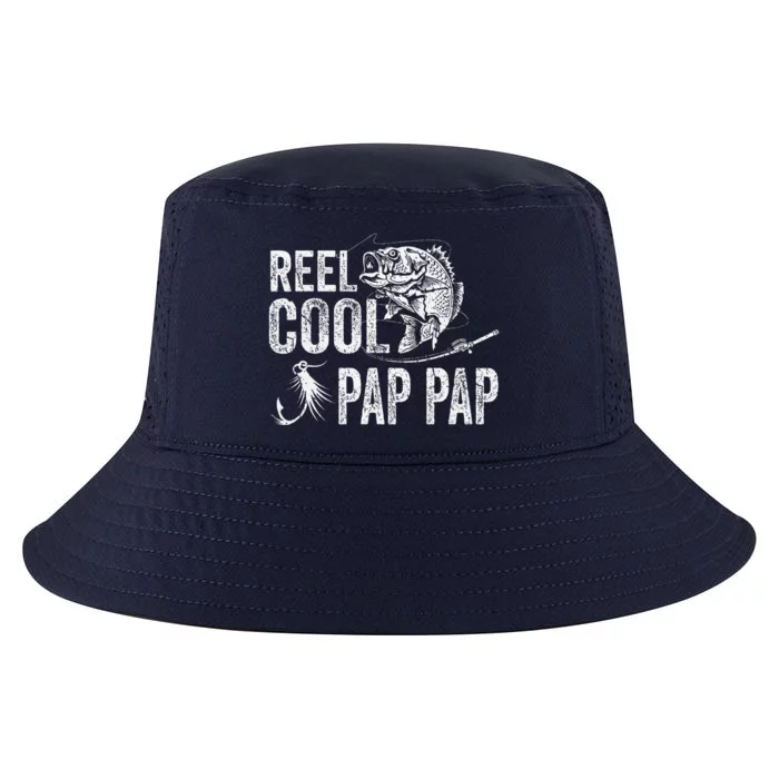 Reel Cool Pap Pap Fishing Fathers Day Gifts Cool Comfort Performance Bucket Hat