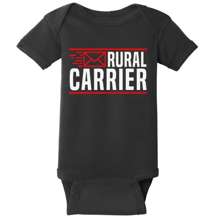 Rural Carrier Postal Worker Mailman Delivery Mail Escort Baby Bodysuit