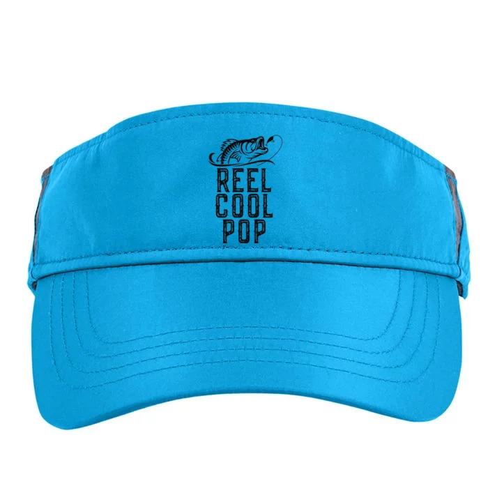 Reel Cool Pop Fishing Fisherman Funny Retro Adult Drive Performance Visor