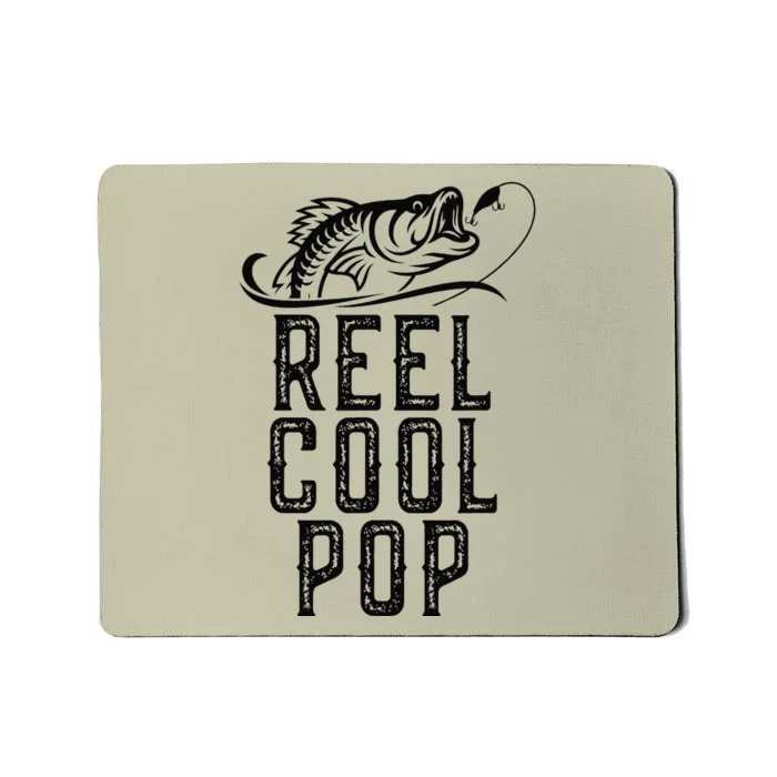 Reel Cool Pop Fishing Fisherman Funny Retro Mousepad