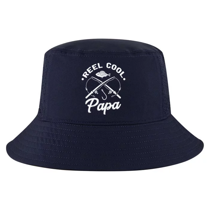 Reel Cool Papa Fishing Fisher Gift For Dads Cool Comfort Performance Bucket Hat