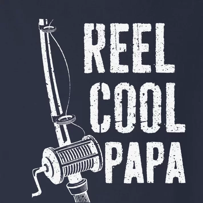 Reel Cool Papa Fishing Daddy Fathers Day Toddler Long Sleeve Shirt