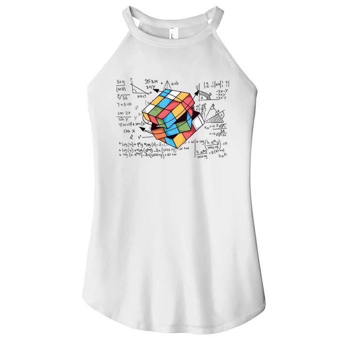 Rubiks Cube Playing Gift Idea For Lover Trending Funny Women’s Perfect Tri Rocker Tank