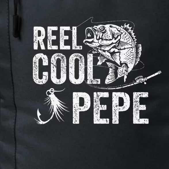 Reel Cool Pepe Fishing Fathers Day Gifts Daily Commute Backpack