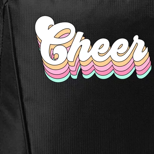 Retro Cheer Pastel For Cheerleaders Teen Girls Aesthetic Gift City Backpack