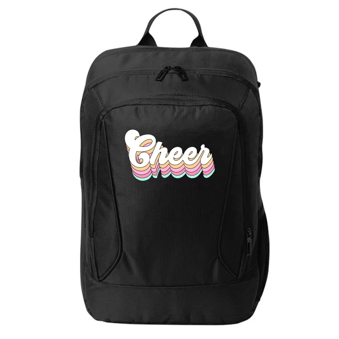 Retro Cheer Pastel For Cheerleaders Teen Girls Aesthetic Gift City Backpack