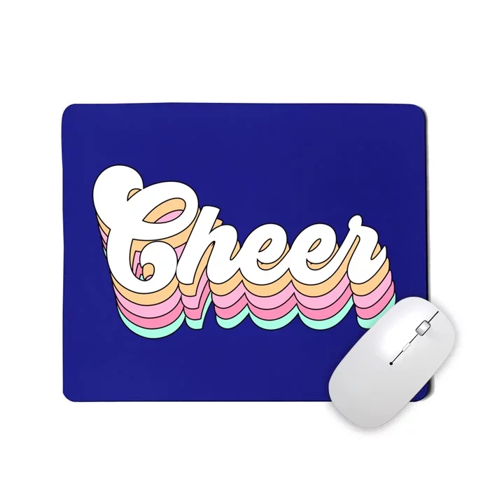 Retro Cheer Pastel For Cheerleaders Teen Girls Aesthetic Gift Mousepad