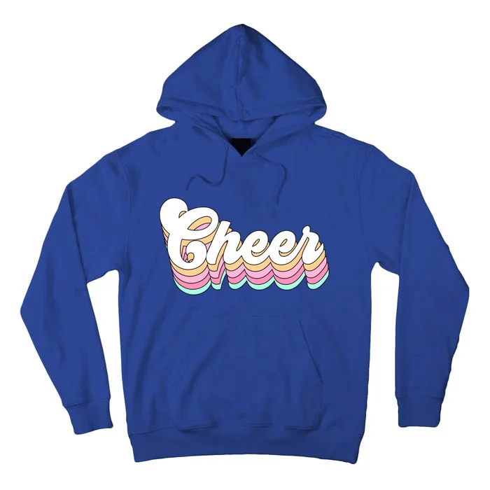 Retro Cheer Pastel For Cheerleaders Teen Girls Aesthetic Gift Tall Hoodie