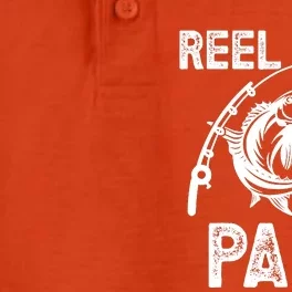 Reel Cool Papa Fishing For Fisherman FatherS Day Dry Zone Grid Performance Polo