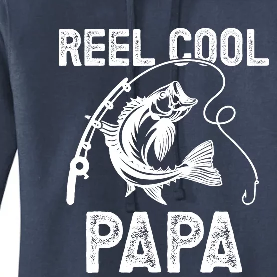 Reel Cool Papa Fishing For Fisherman FatherS Day Women's Pullover Hoodie