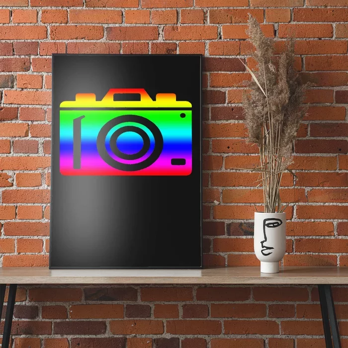 Rainbow Camera Photographer LGBT Photography Gay Pride Poster