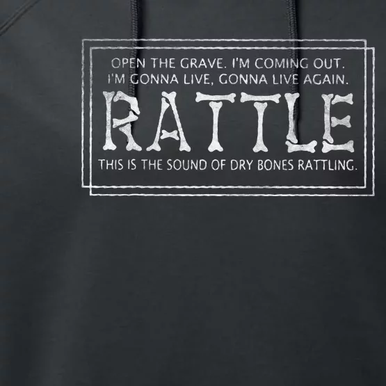 Rattle Christian Quote Faith Elevation Inspiration Classic Performance Fleece Hoodie