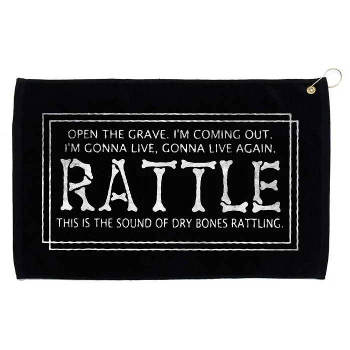 Rattle Christian Quote Faith Elevation Inspiration Classic Grommeted Golf Towel