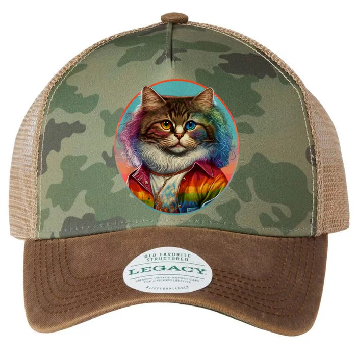 Rainbow Cat Legacy Tie Dye Trucker Hat