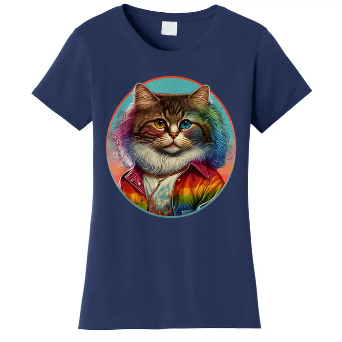 Rainbow Cat Women's T-Shirt