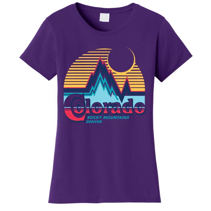 Retro Colorado Rocky Mountains Women's T-Shirt