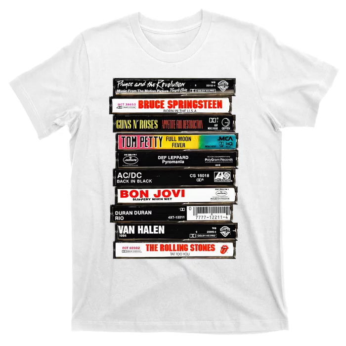 Rock Cassettes Rock Band T-Shirt