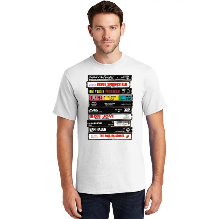 Rock Cassettes Rock Band Tall T-Shirt