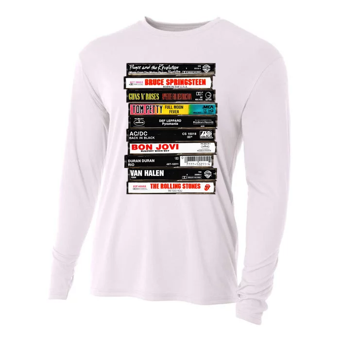 Rock Cassettes Rock Band Cooling Performance Long Sleeve Crew