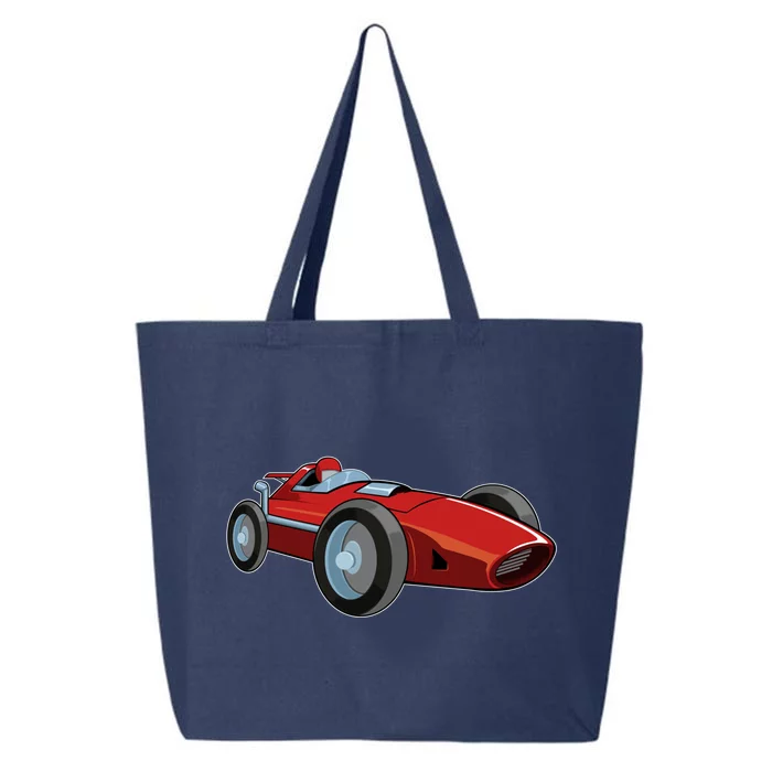 Race Car Racing Sports Auto Racer Vintage Cool Speed Fan Gift 25L Jumbo Tote