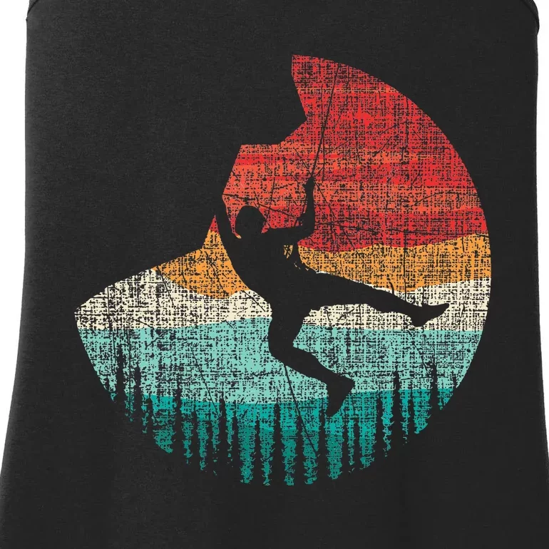 Rock Climber & Rock Climbing Ladies Essential Tank