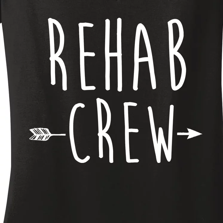 Rehab Crew Women's V-Neck T-Shirt